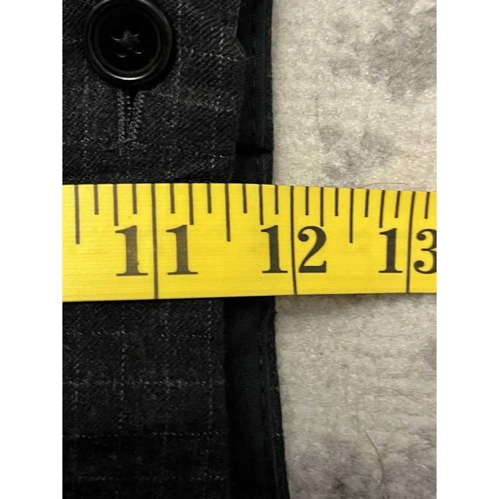 Brooks Brothers Regent Pants Mens 36x31 Gray Plaid Wool Flat Front Dress Pants